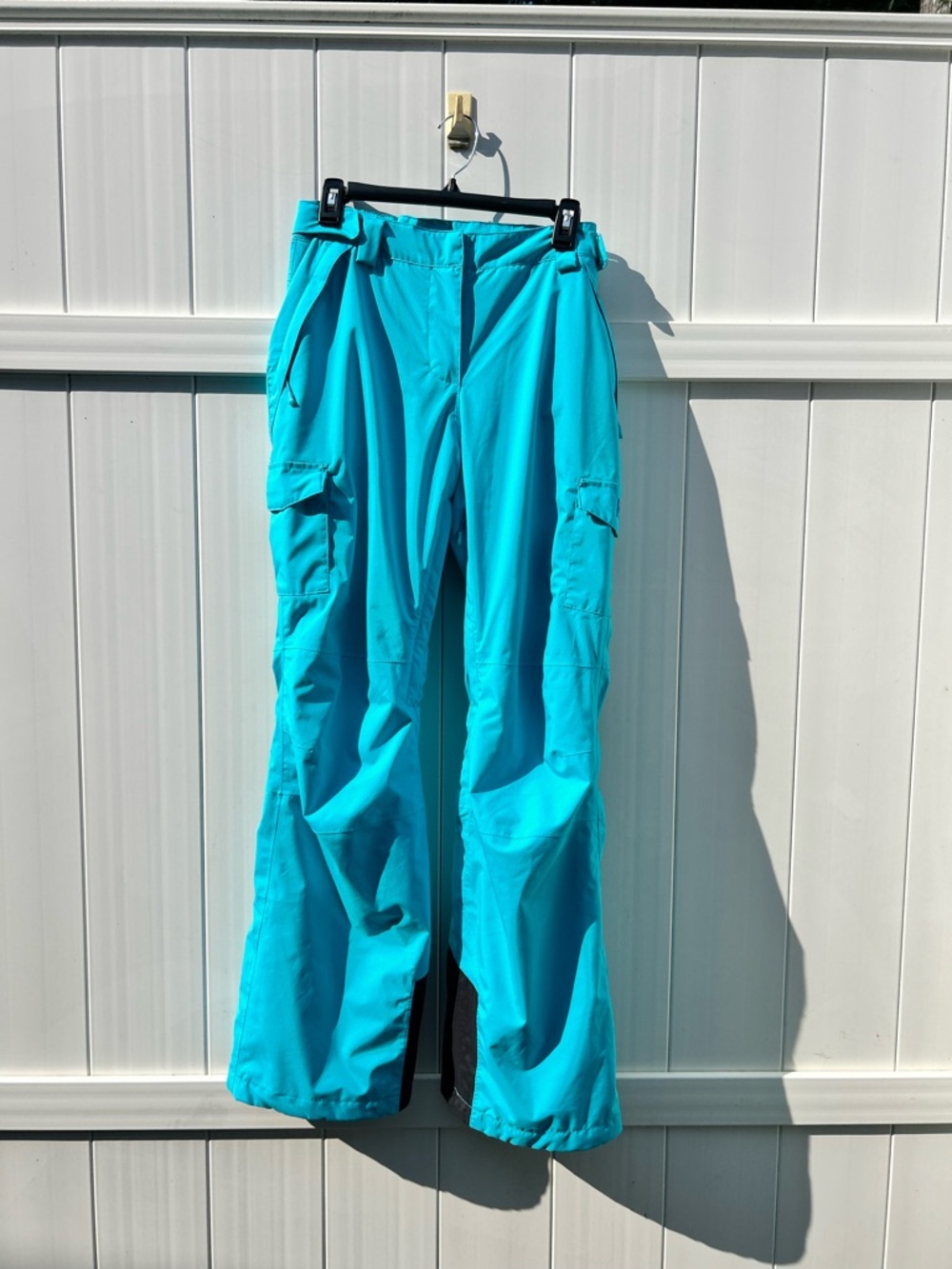 Helly Hansen Turquoise Helly Tech Performance Primaloft Cargo SnowBoard SkiPants